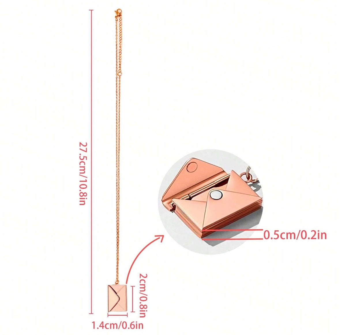 Collar CARTA - Foto/texto personalizado