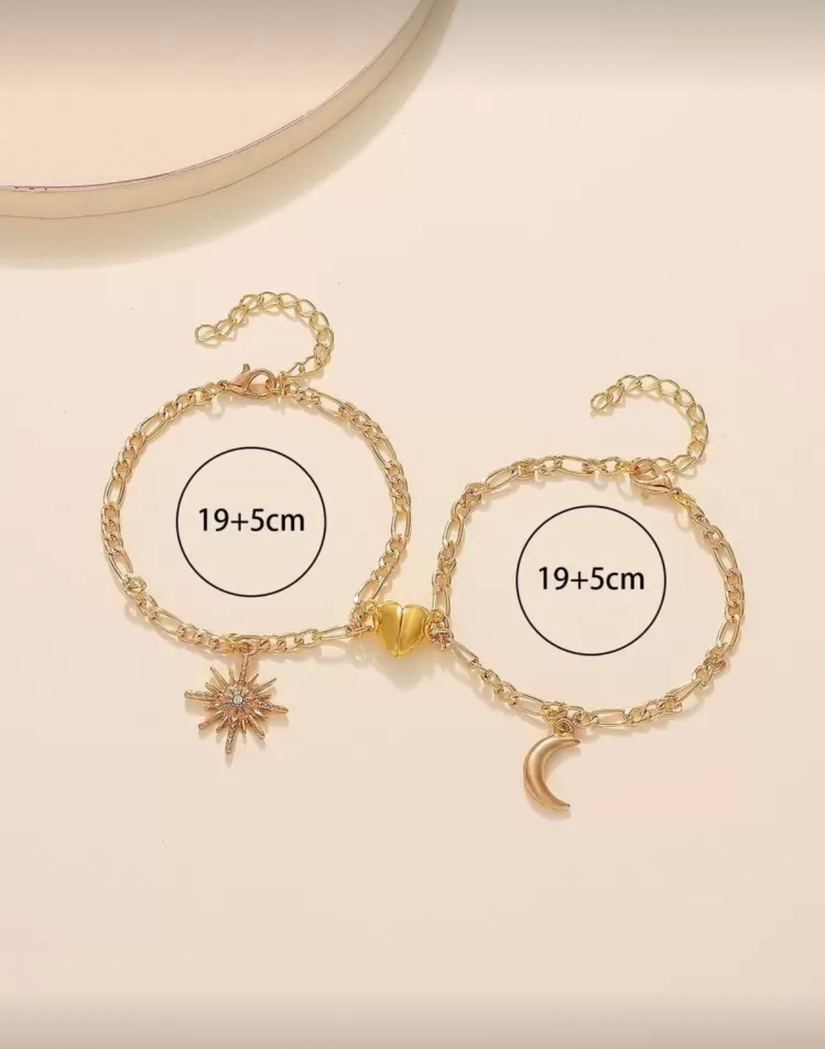 Set 2 pulseras SOL y LUNA