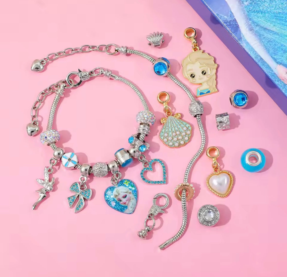Calendario de adviento FROZEN - CHARMS Y PULSERA estilo pandora