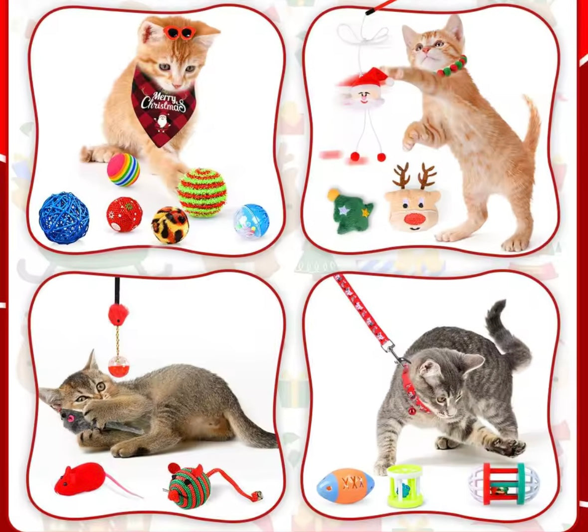 Calendario de adviento para GATITOS - JUGUETES Y ACCESORIOS