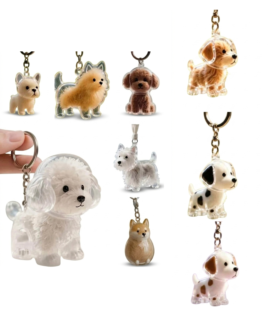 Llavero Perrito - Guarda Pelito de Tu Mascota