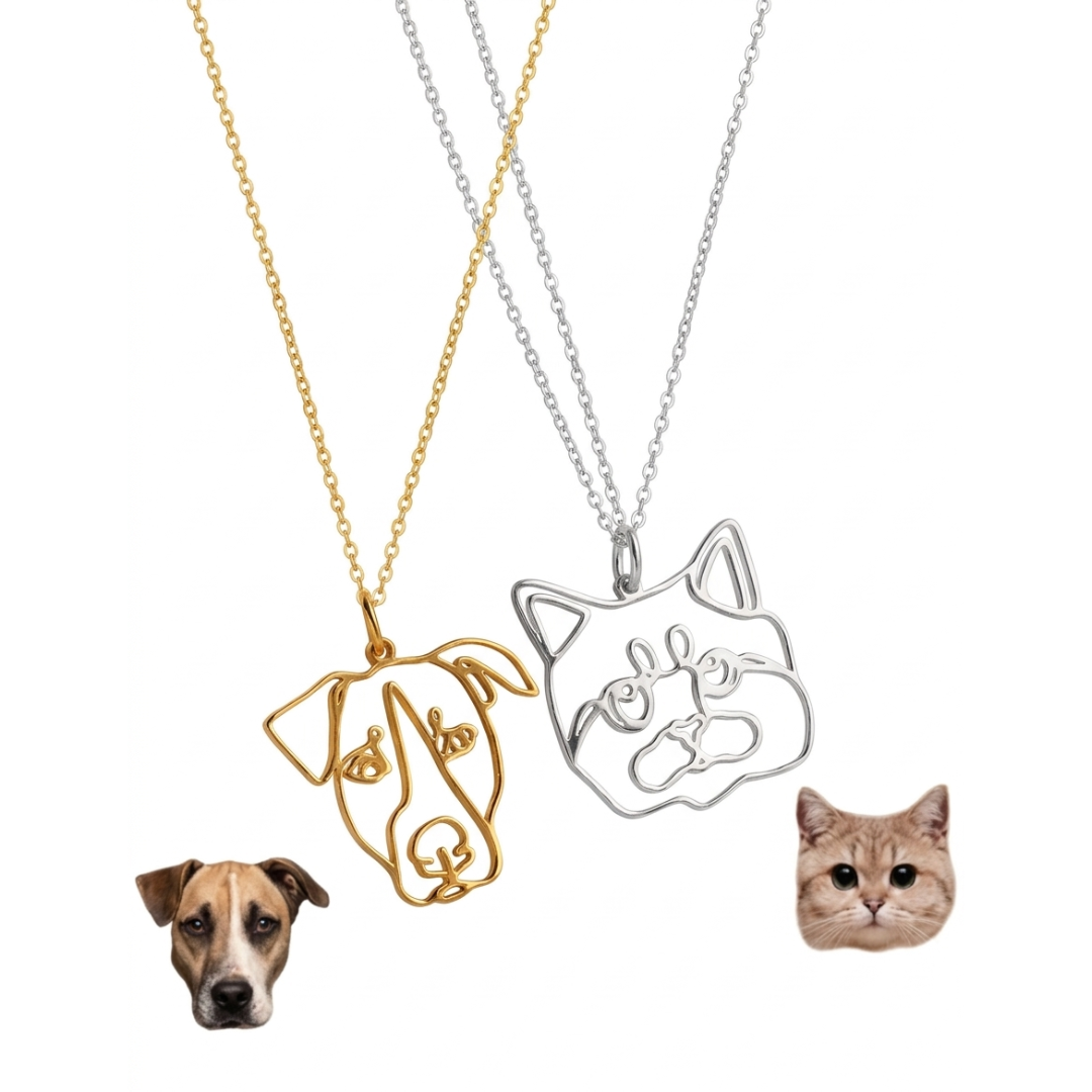 Collar personalizado Silueta Mascota