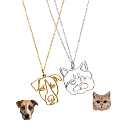 Collar personalizado Silueta Mascota