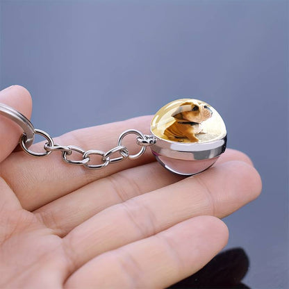 Llavero esfera de cristal personalizado con foto