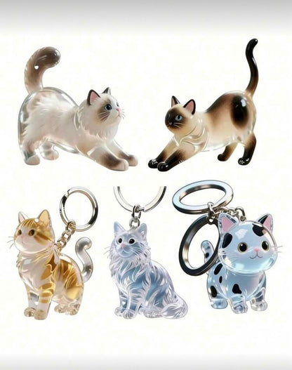 Llavero Gatito - Guarda Pelito de Tu Mascota