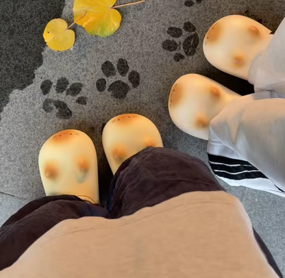 Pantuflas de Silicona Gatito con Huellitas – Pantuflas Cute y Virales