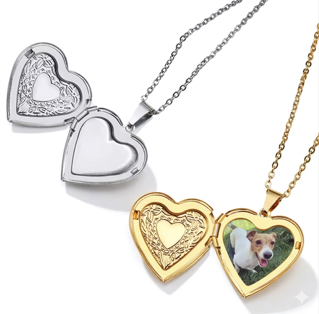 Collar RELICARIO - Imagen y texto personalizado