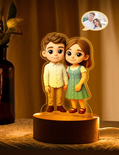 Lámpara led personalizada