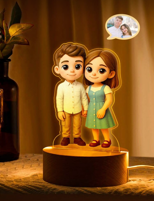 Lámpara led personalizada