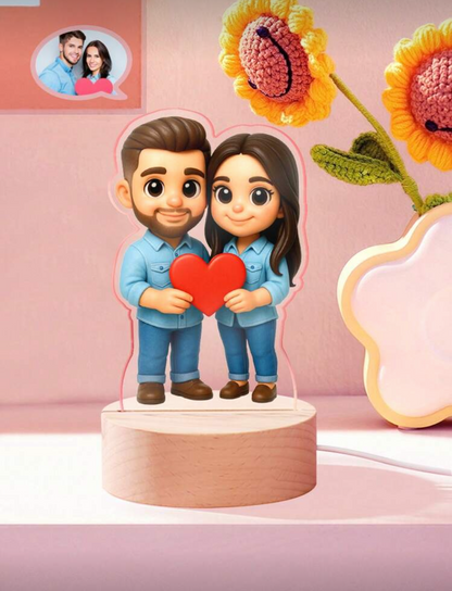 Lámpara led personalizada