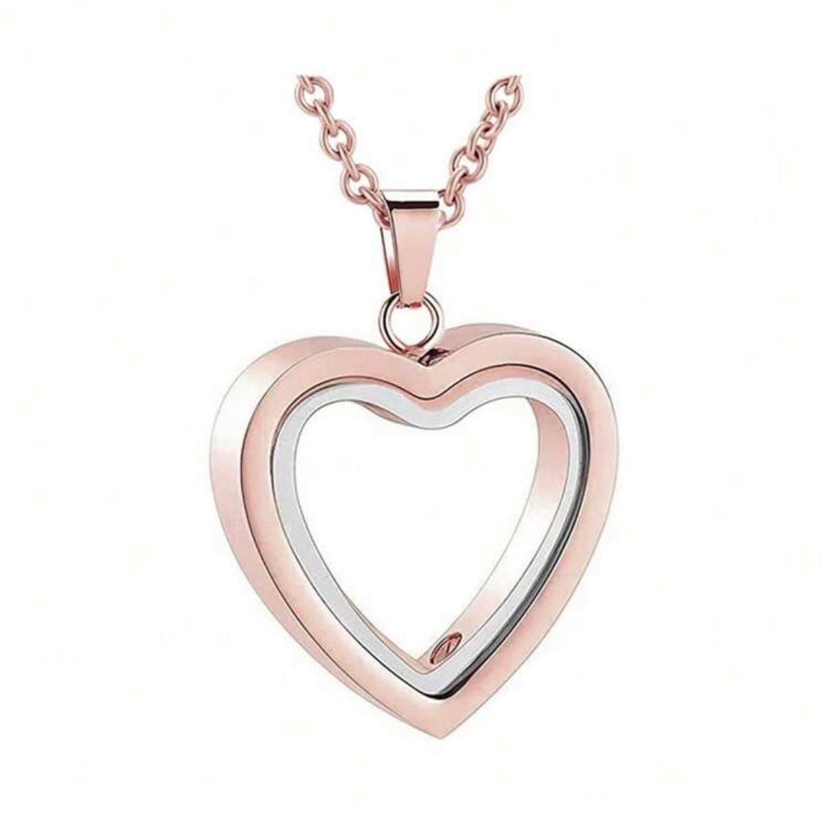 Collar para recuerdo en forma de corazón