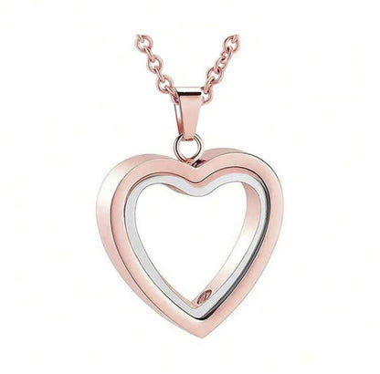 Collar para recuerdo en forma de corazón