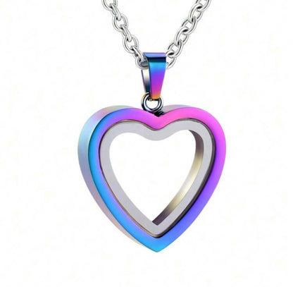 Collar para recuerdo en forma de corazón