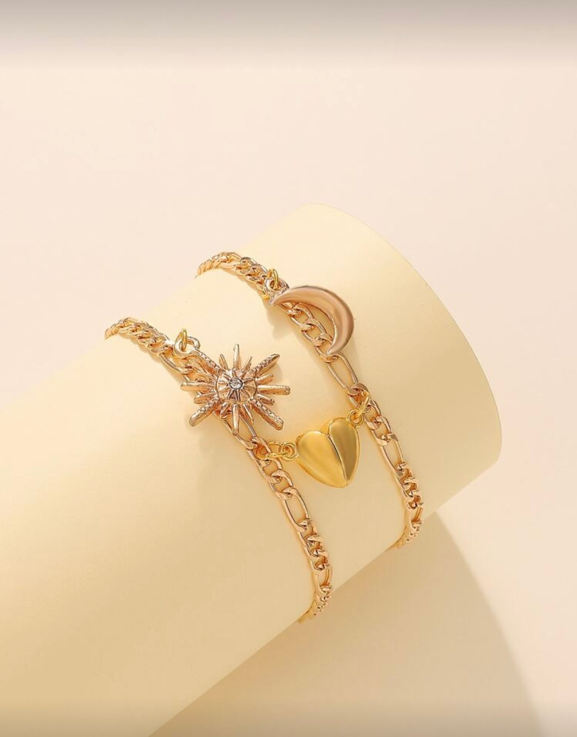 Set 2 pulseras SOL y LUNA