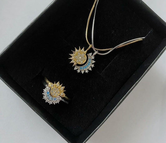 Set anillos y pulseras SOL Y LUNA