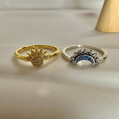 Set anillos y pulseras SOL Y LUNA