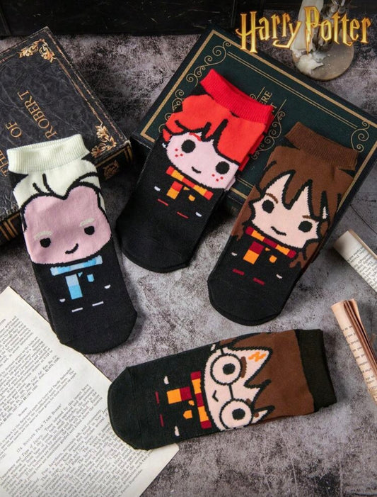 Set 4 pares de calcetines HARRY POTTER
