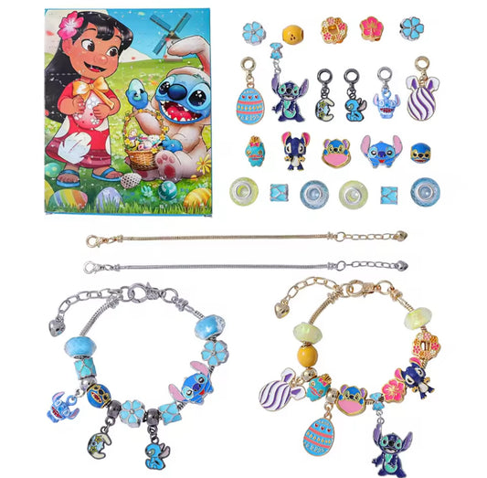 Calendario de adviento STITCH - CHARMS Y PULSERA estilo pandora