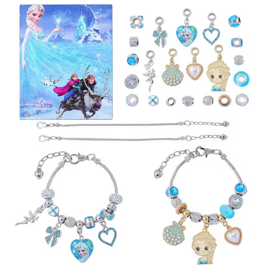 Calendario de adviento FROZEN - CHARMS Y PULSERA estilo pandora