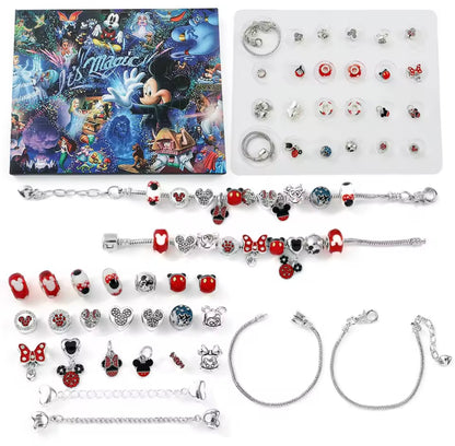 Calendario de adviento DISNEY - CHARMS Y PULSERA estilo pandora