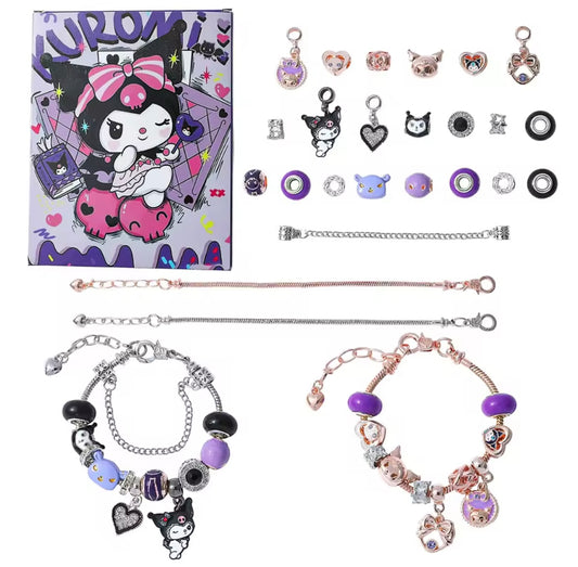 Calendario de adviento KUROMI - CHARMS Y PULSERA estilo pandora