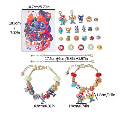 Calendario de adviento STITCH - CHARMS Y PULSERA estilo pandora