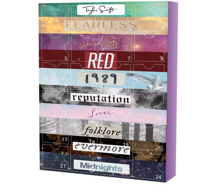 Calendario de adviento TAYLOR SWIFT - CHARMS Y PULSERA estilo pandora