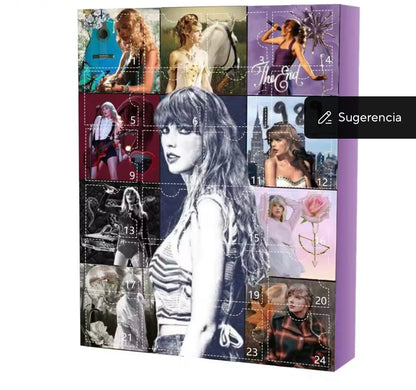 Calendario de adviento TAYLOR SWIFT - CHARMS Y PULSERA estilo pandora