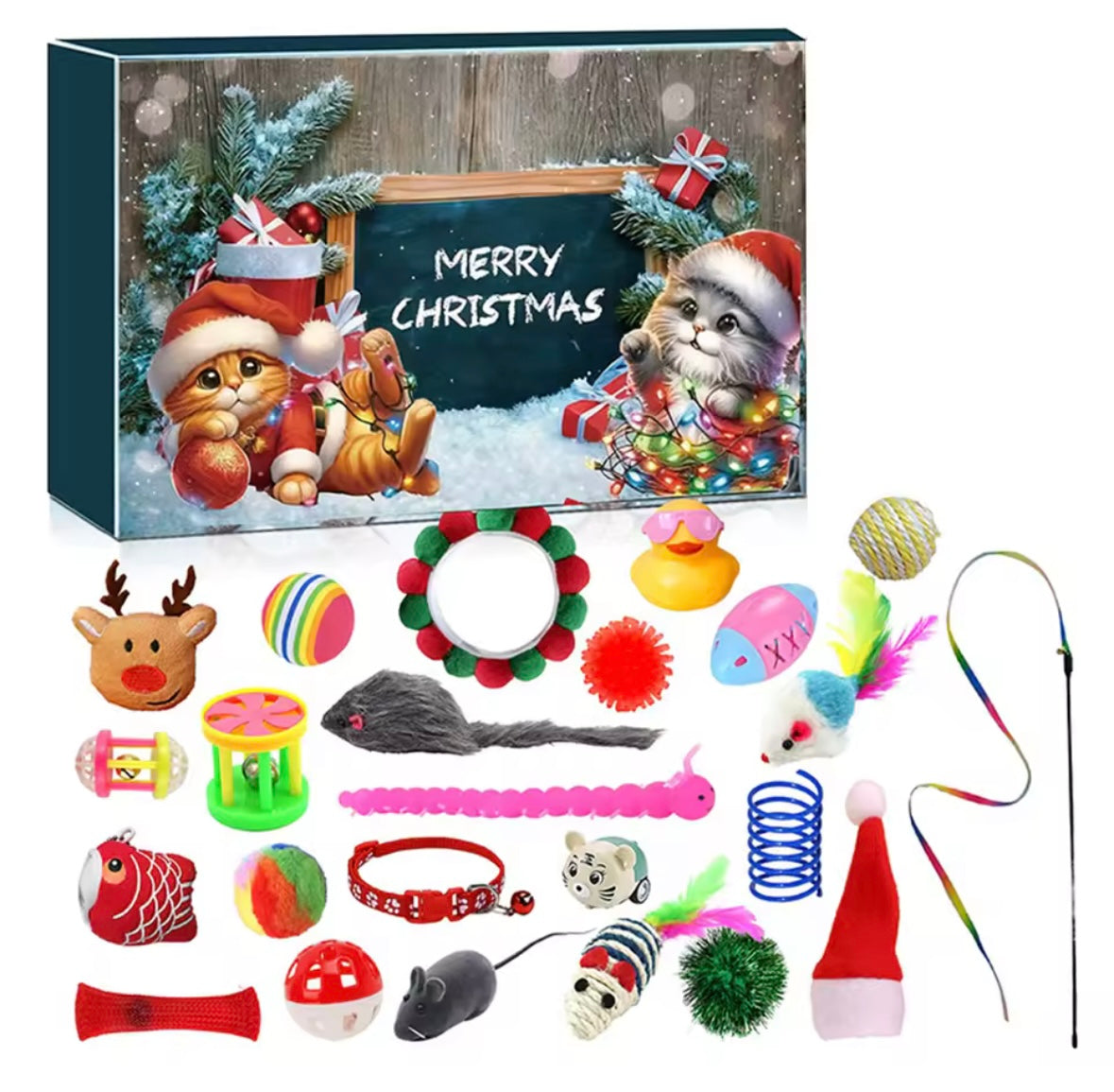 Calendario de adviento para GATITOS - JUGUETES Y ACCESORIOS