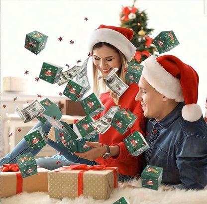 Caja explosiva navideña