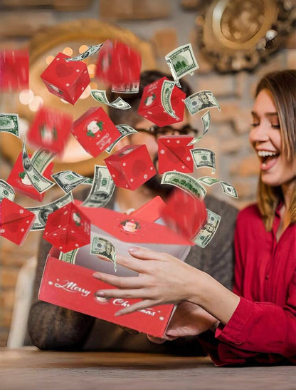 Caja explosiva navideña