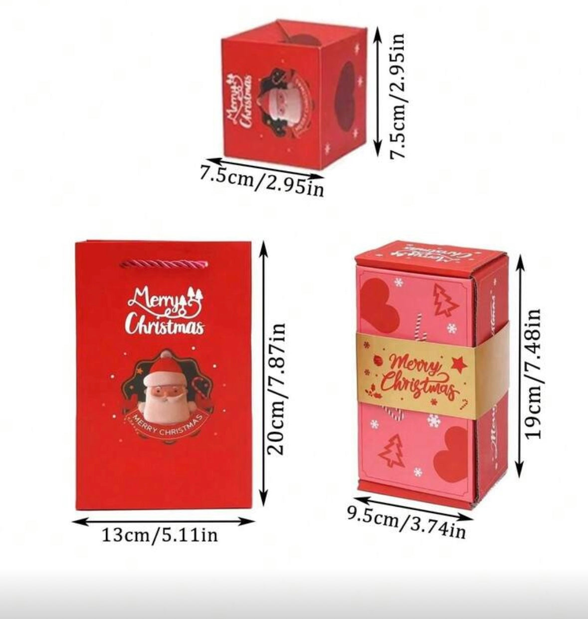 Caja explosiva navideña