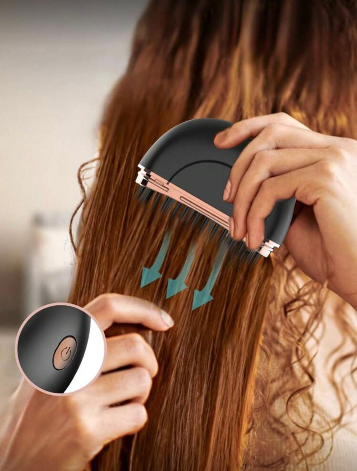 Cepillo alisador pórtatil