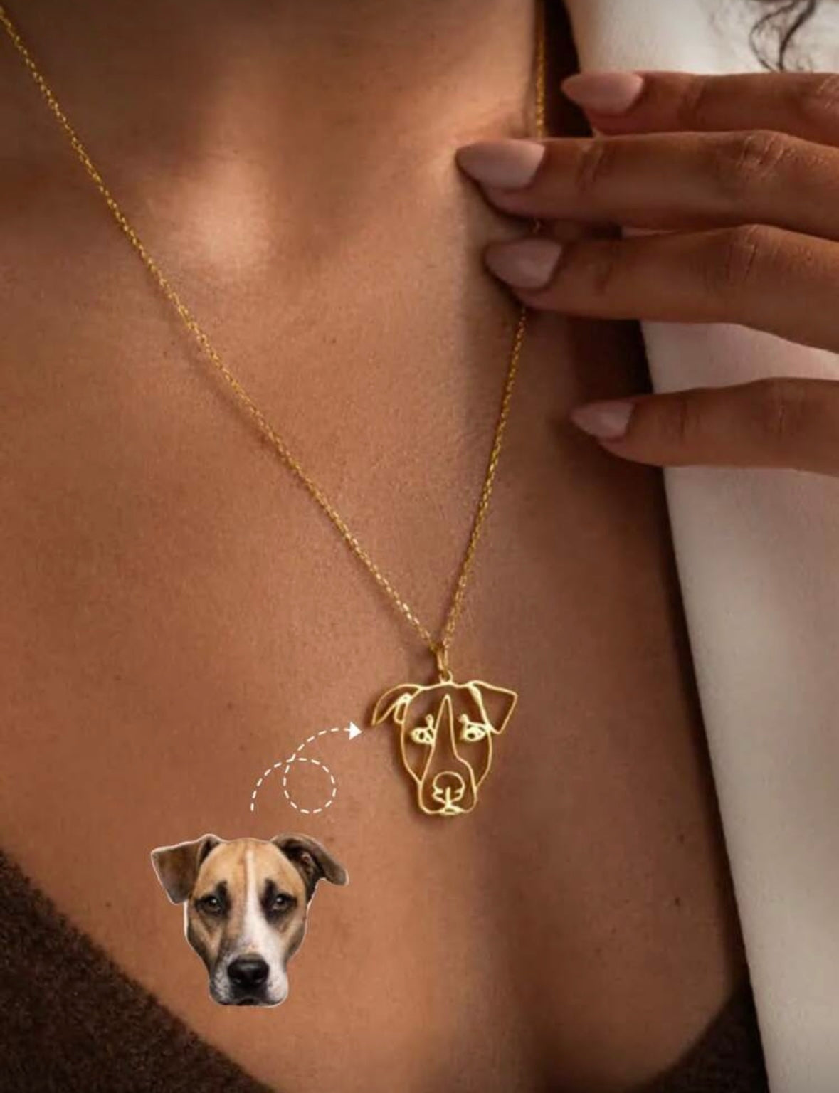 Collar personalizado Silueta Mascota