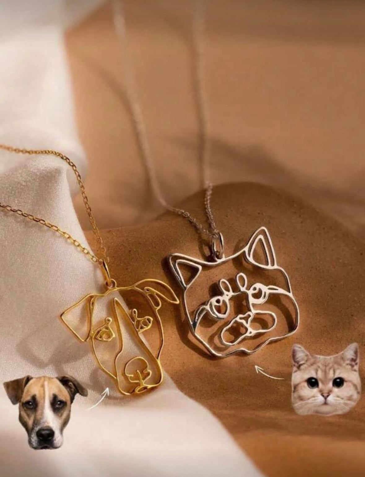 Collar personalizado Silueta Mascota