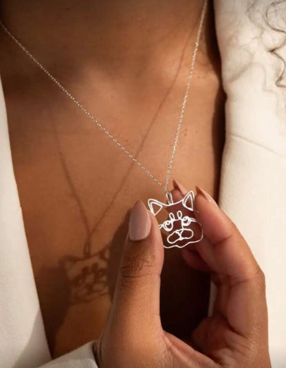 Collar personalizado Silueta Mascota