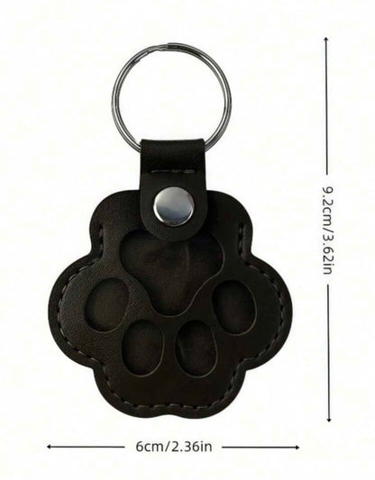 Llavero Patita para Guardar Pelito de Mascota | Recuerdo Personalizado
