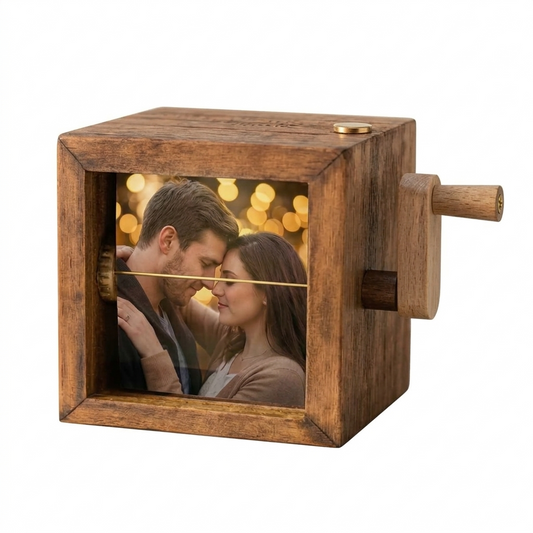 Cubo Recuerdos - Cubo giratorio personalizado de fotos